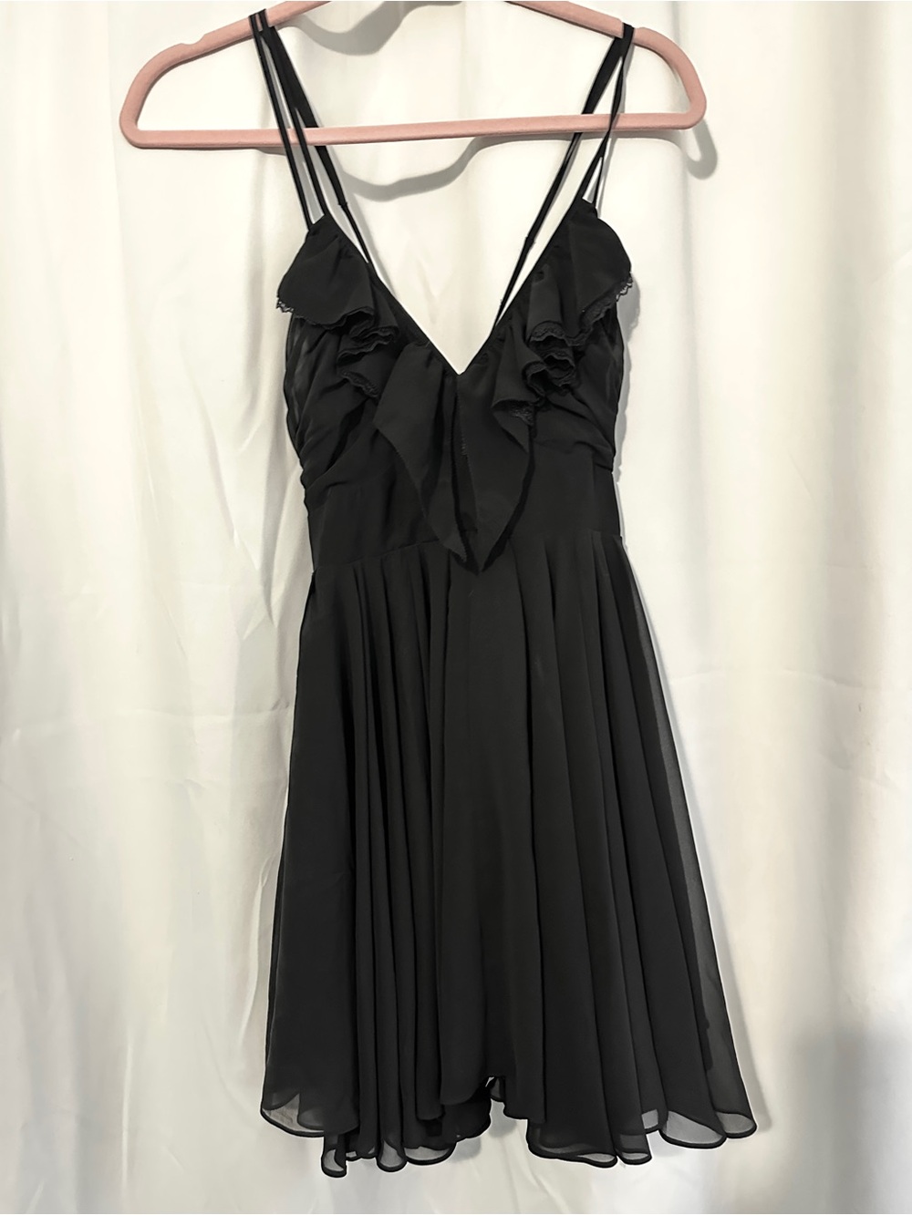 Guess Classic Black Spaghetti-Strap Dress - Women's